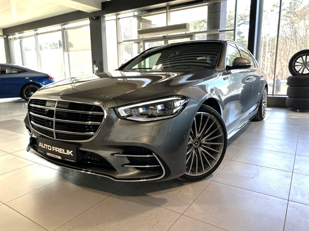 S 450d 4Matic Long, Linia AMG Premium, Pakiet “Rear”, Skrętna oś